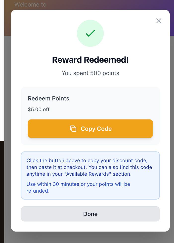 Copy your code