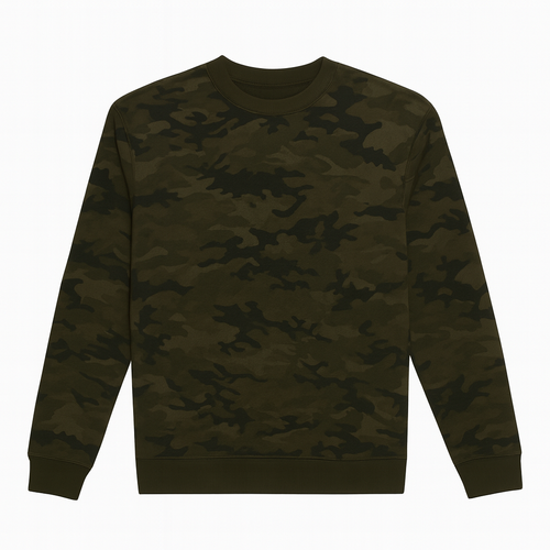 Camouflage crew neck shirt (100% Cotton)