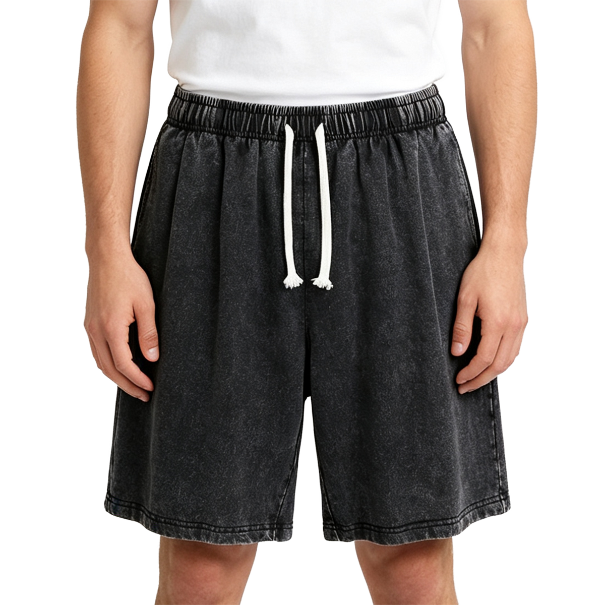 100% Cotton Washed Shorts