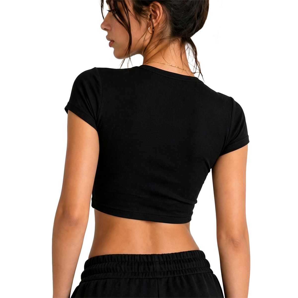 180g Polyester Crop Top