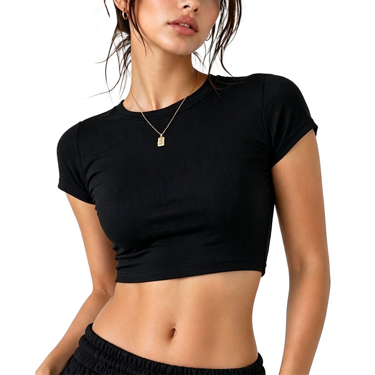 180g Polyester Crop Top