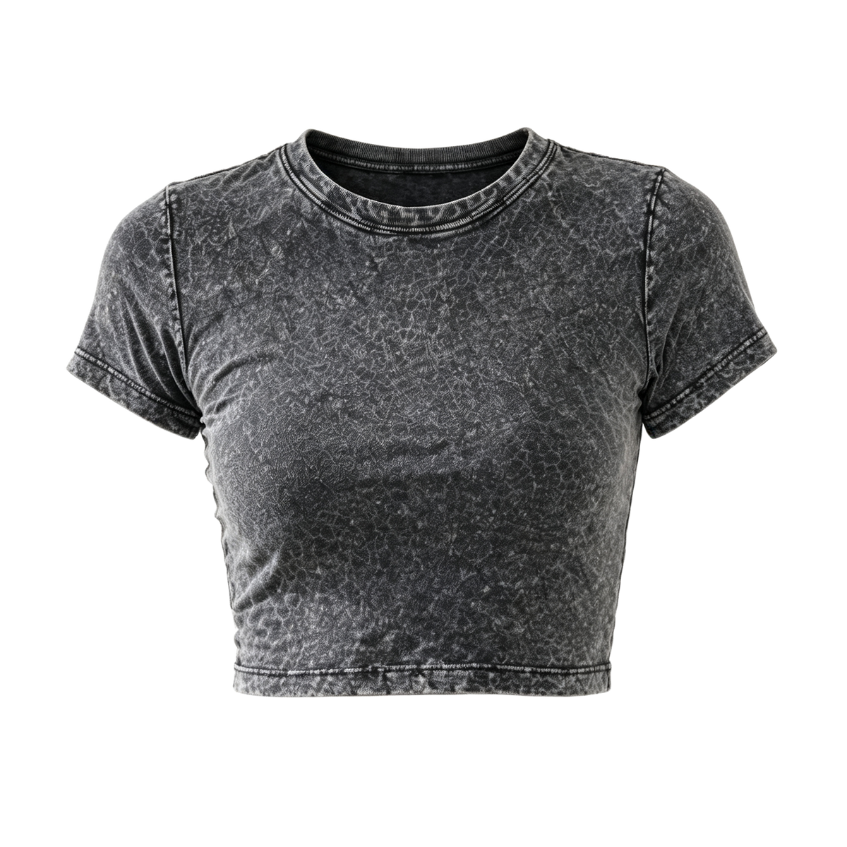 180G washed crop top