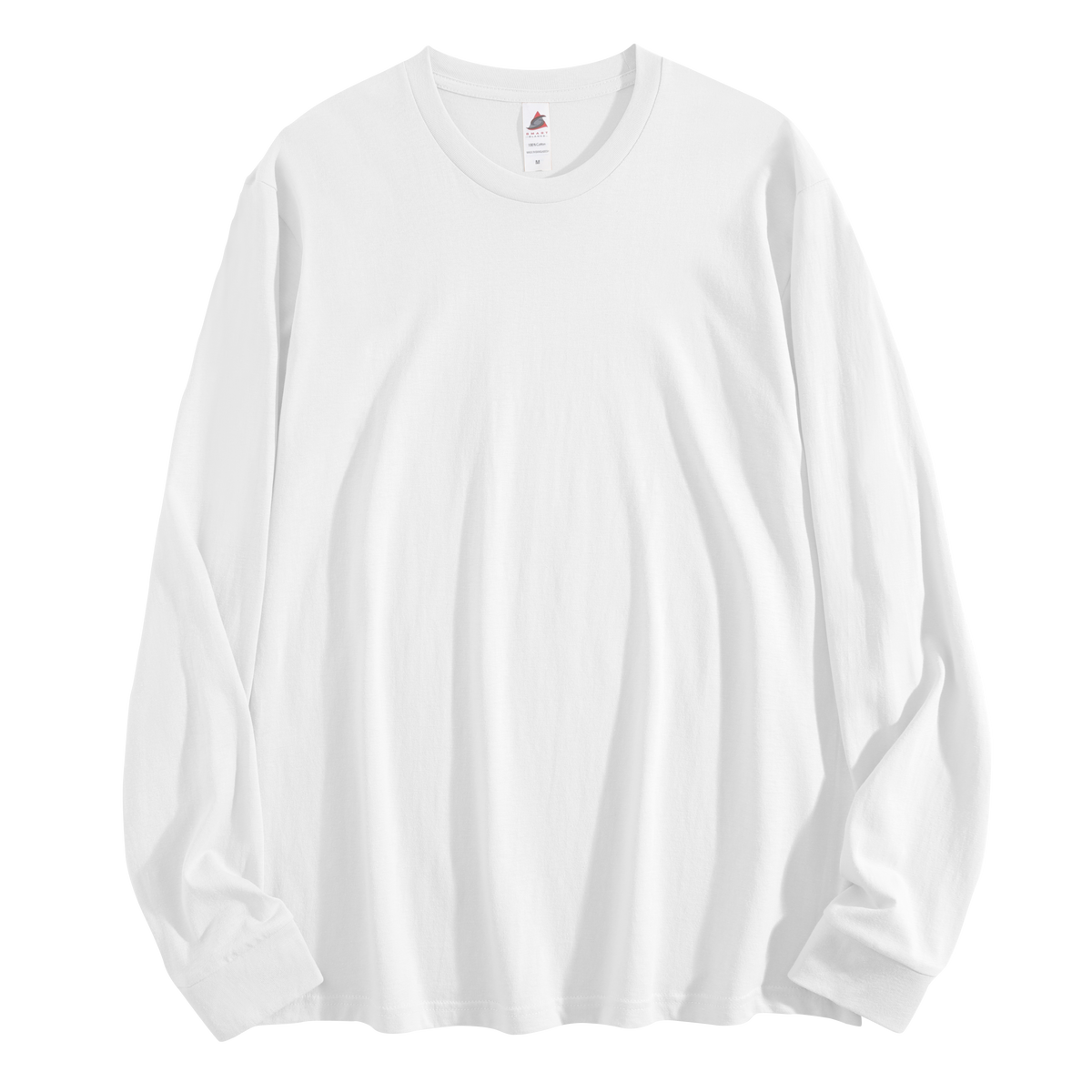 180g Men's Pure Cotton Long-Sleeve T-Shirt