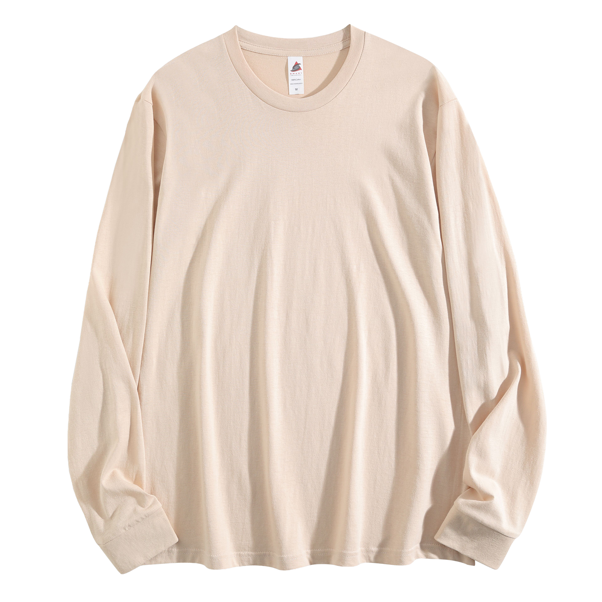 180g Men's Pure Cotton Long-Sleeve T-Shirt