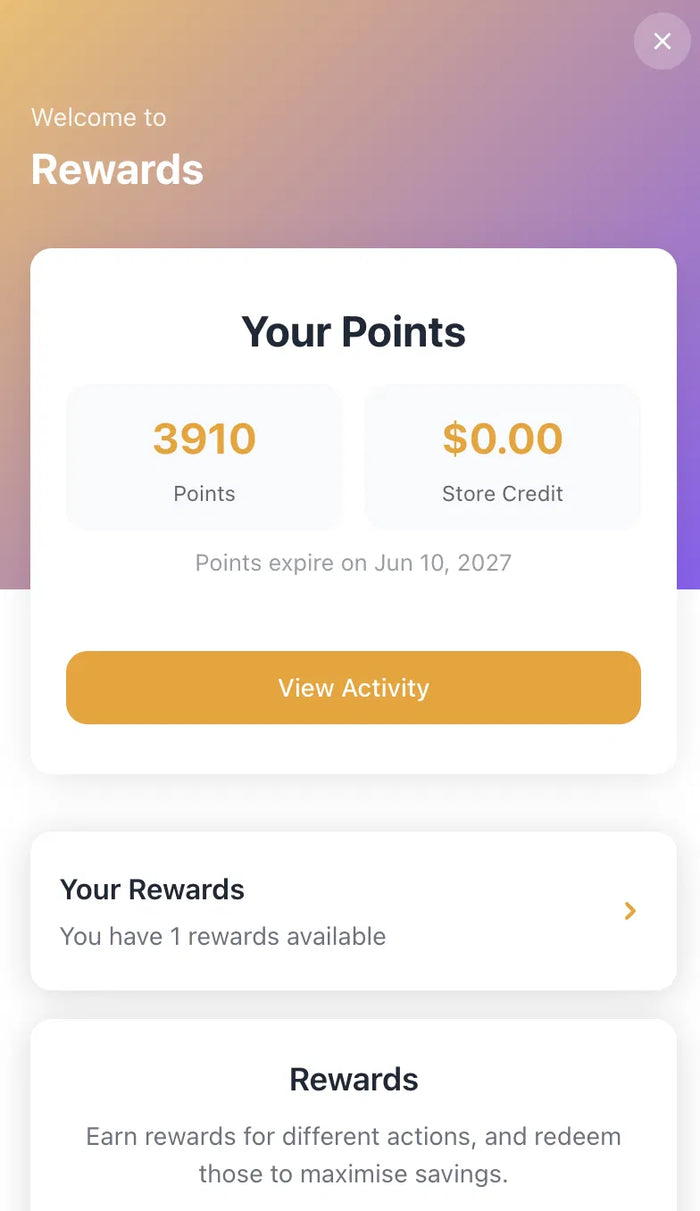 See your points